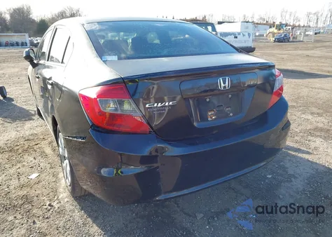 2012 Honda Civic Lx из США, поврежденный, VIN 2HGFB2F56CH603717